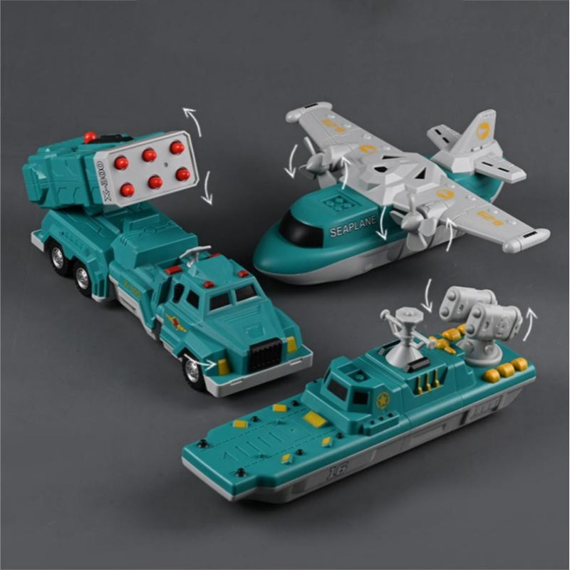 Magnetic Transformation Car & Robot Assembled Toys for Kids