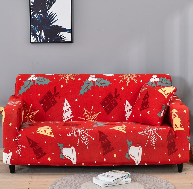 Christmas-Full-wrapped Universal Stretch Sofa Cover