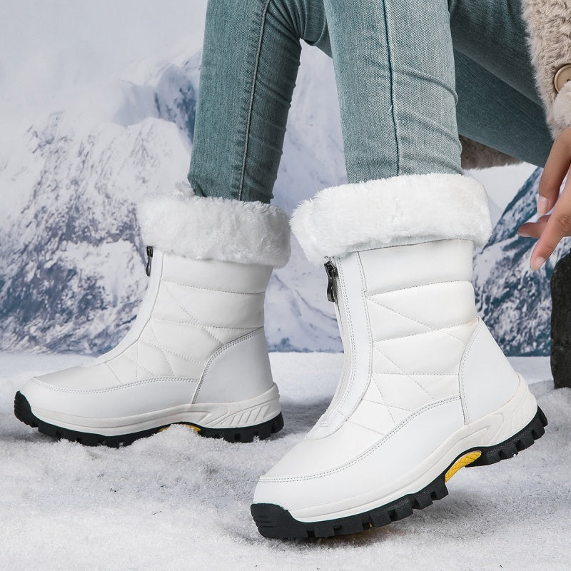 🔥Limited stock available 50% OFF🔥Women’s Non-Slip Warm Zipper Snow Boots👢