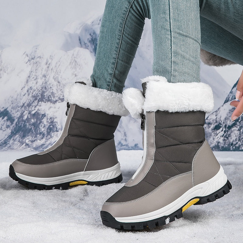 🔥Limited stock available 50% OFF🔥Women’s Non-Slip Warm Zipper Snow Boots👢