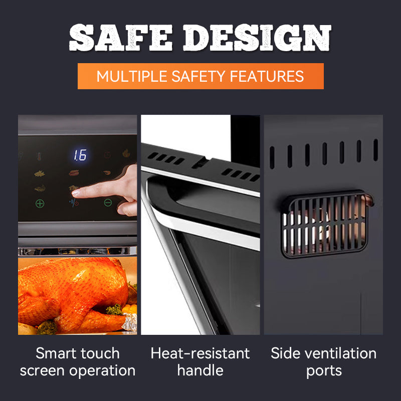 Multi-function Visual Air Fryer with Touchscreen