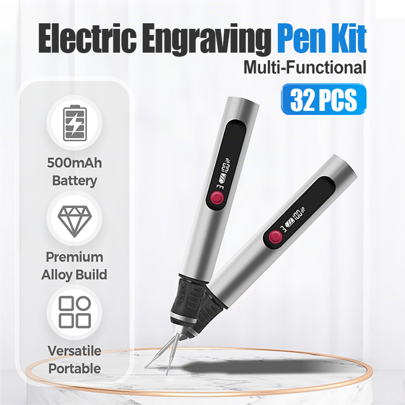 32 PCS Multi-Functional Electric Engraving Pen Kit