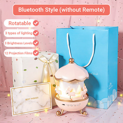 Bluetooth Night Light Projector for Girls