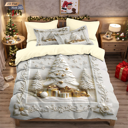 Festive Christmas 3-Piece Duvet Cover Set