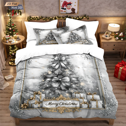 Festive Christmas 3-Piece Duvet Cover Set