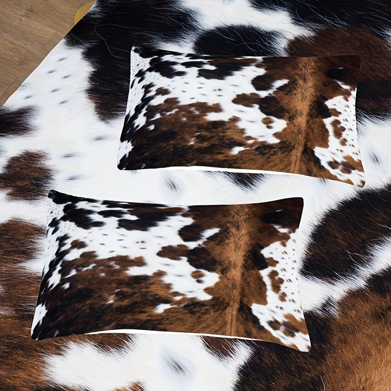 Cow Print Duvet Cover Set