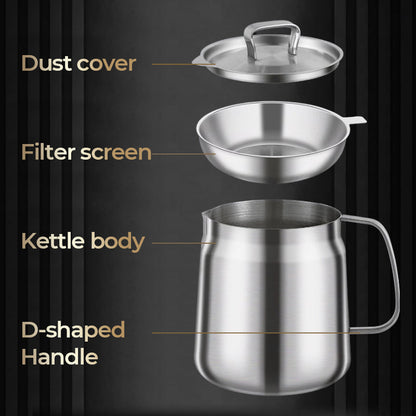 🛢️ 60% OFF! ⚙️ MULTI-FUNCTION OIL FILTER CONTAINER - Large Capacity & Stainless Steel, Easy-Pour Spout for Clean Oil Changes, Durable and Leak-Proof 🔧🚗