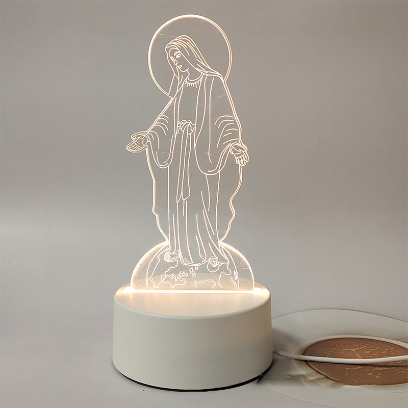 📢📢50 % OFF !!⏰Jesus 3D Night Lamp & Religious Gifts