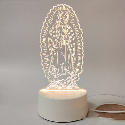 📢📢50 % OFF !!⏰Jesus 3D Night Lamp & Religious Gifts