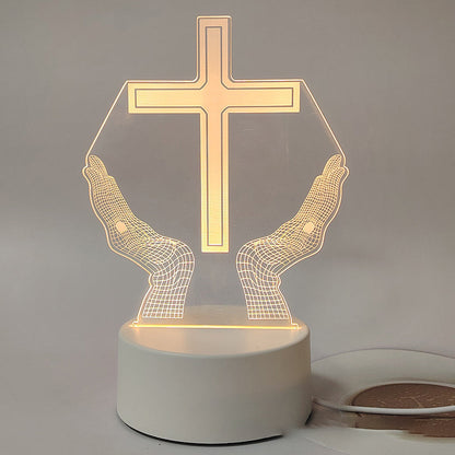 📢📢50 % OFF !!⏰Jesus 3D Night Lamp & Religious Gifts