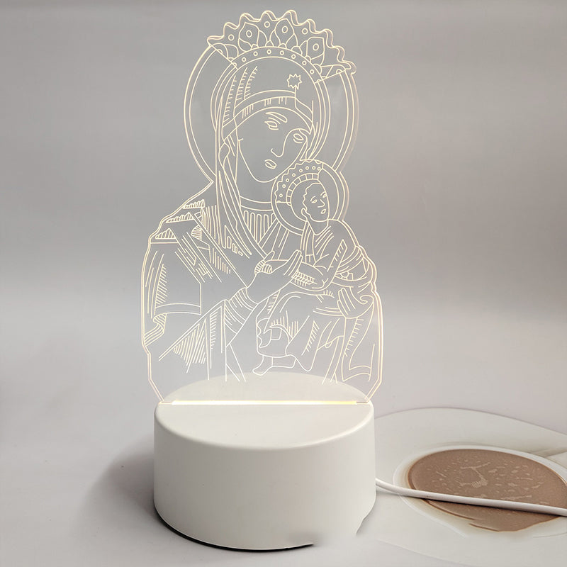 📢📢50 % OFF !!⏰Jesus 3D Night Lamp & Religious Gifts