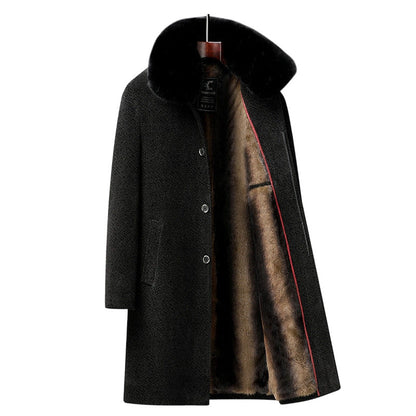 🔥Men's Lined Business Casual Winter Coat