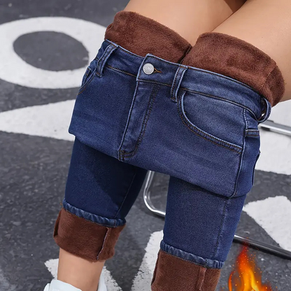 🔥New arrivals offer-Women's High-Stretch Plush-Lined Skinny Jeans