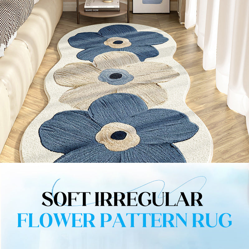 📢📢50 % OFF !!🎅Soft Irregular Flower Pattern Rug