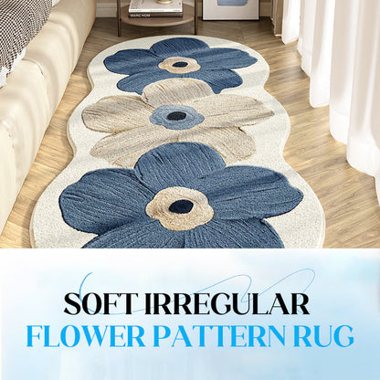 📢📢50 % OFF !!🎅Soft Irregular Flower Pattern Rug