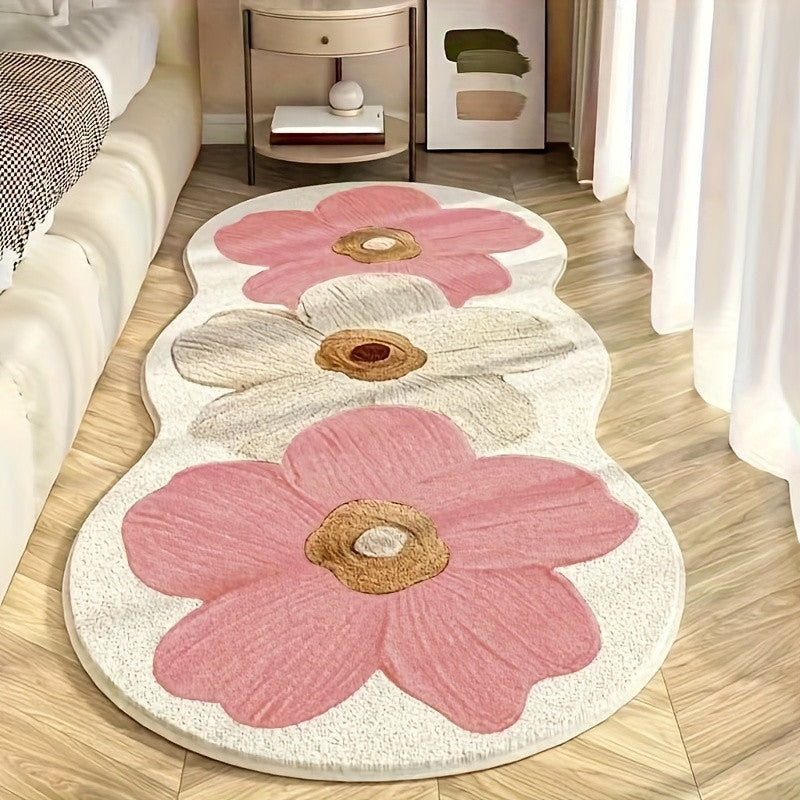 📢📢50 % OFF !!🎅Soft Irregular Flower Pattern Rug