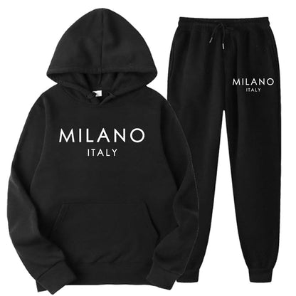 Men's 2-Piece Hooded Tracksuit Set | Comfort & Style