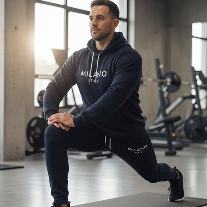 Men's 2-Piece Hooded Tracksuit Set | Comfort & Style