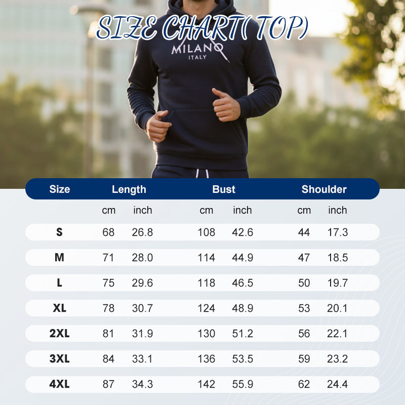 Men's 2-Piece Hooded Tracksuit Set | Comfort & Style